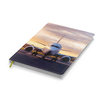 Thumbnail for Face to Face with Boeing 737-800 During Sunset Designed Notebooks