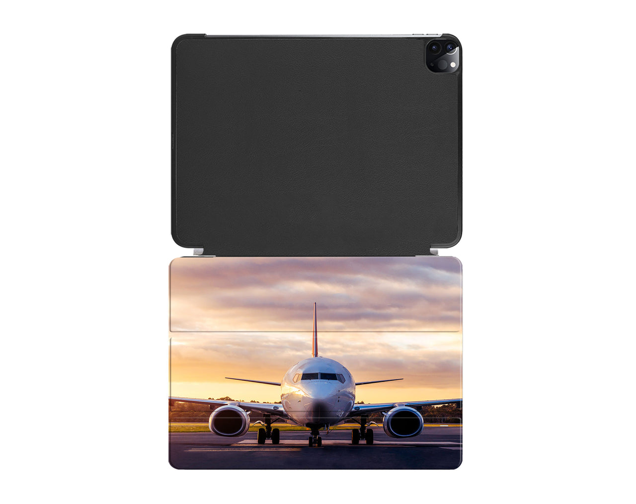 Face to Face with Boeing 737-800 During Sunset Designed iPad Cases