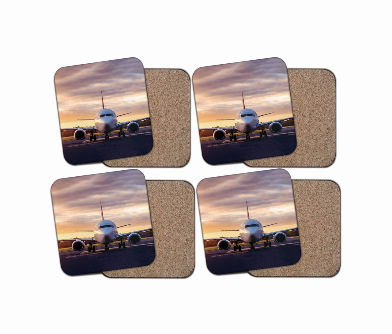 Face to Face with Boeing 737-800 During Sunset Designed Coasters