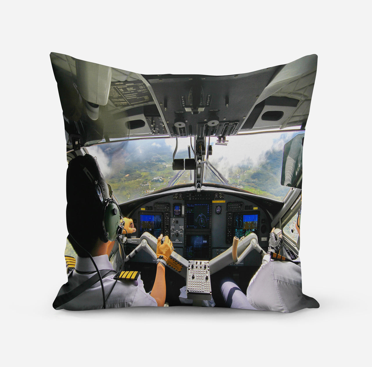Fantastic Cockpit Shot Designed Pillows