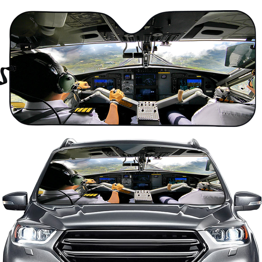 Fantastic Cockpit Shot Designed Car Sun Shade