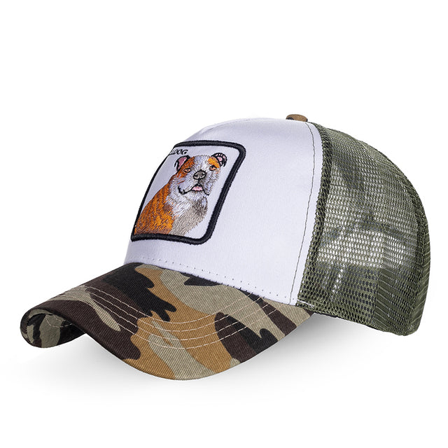 Fashion Animal Snapback BULLDOG COLORFUL Designed Hats