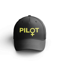 Thumbnail for Customizable Name & Female PILOT Sign Embroidered Hats