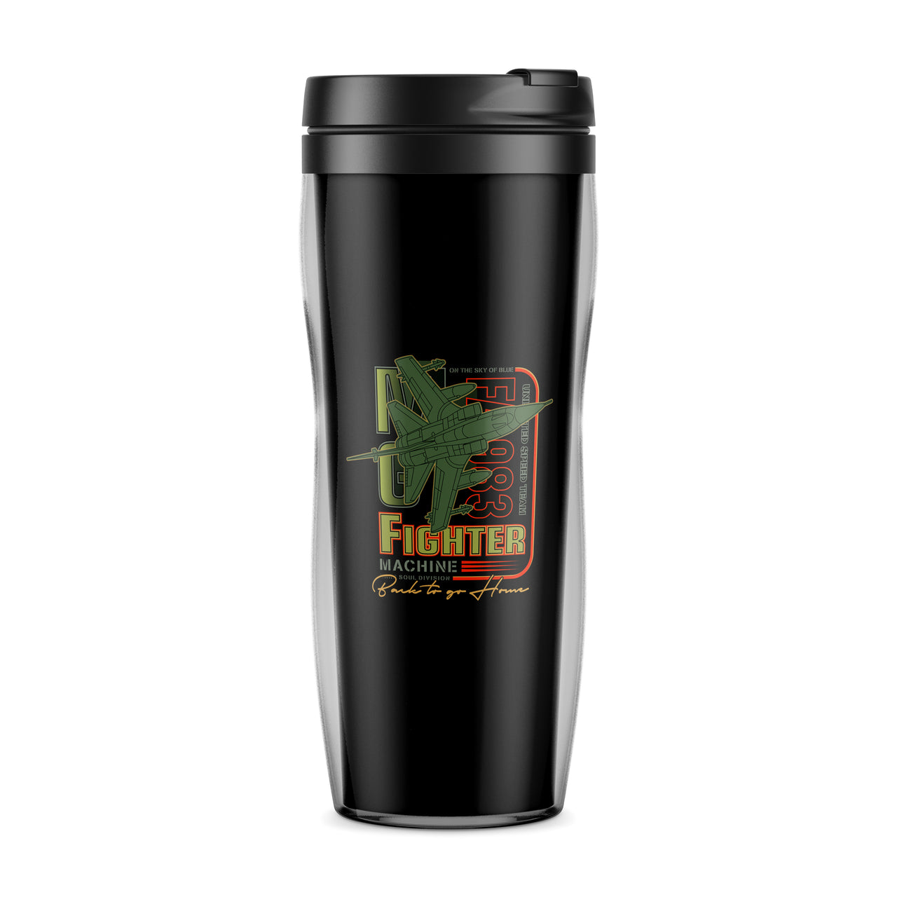 Fighter Machine Designed Travel Mugs