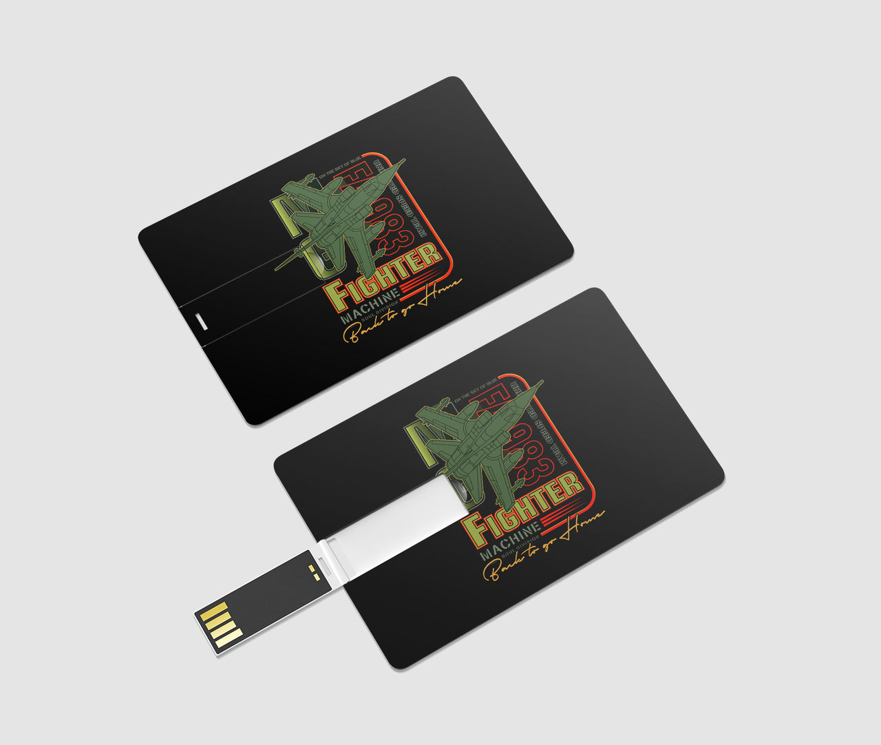 Fighter Machine Designed USB Cards