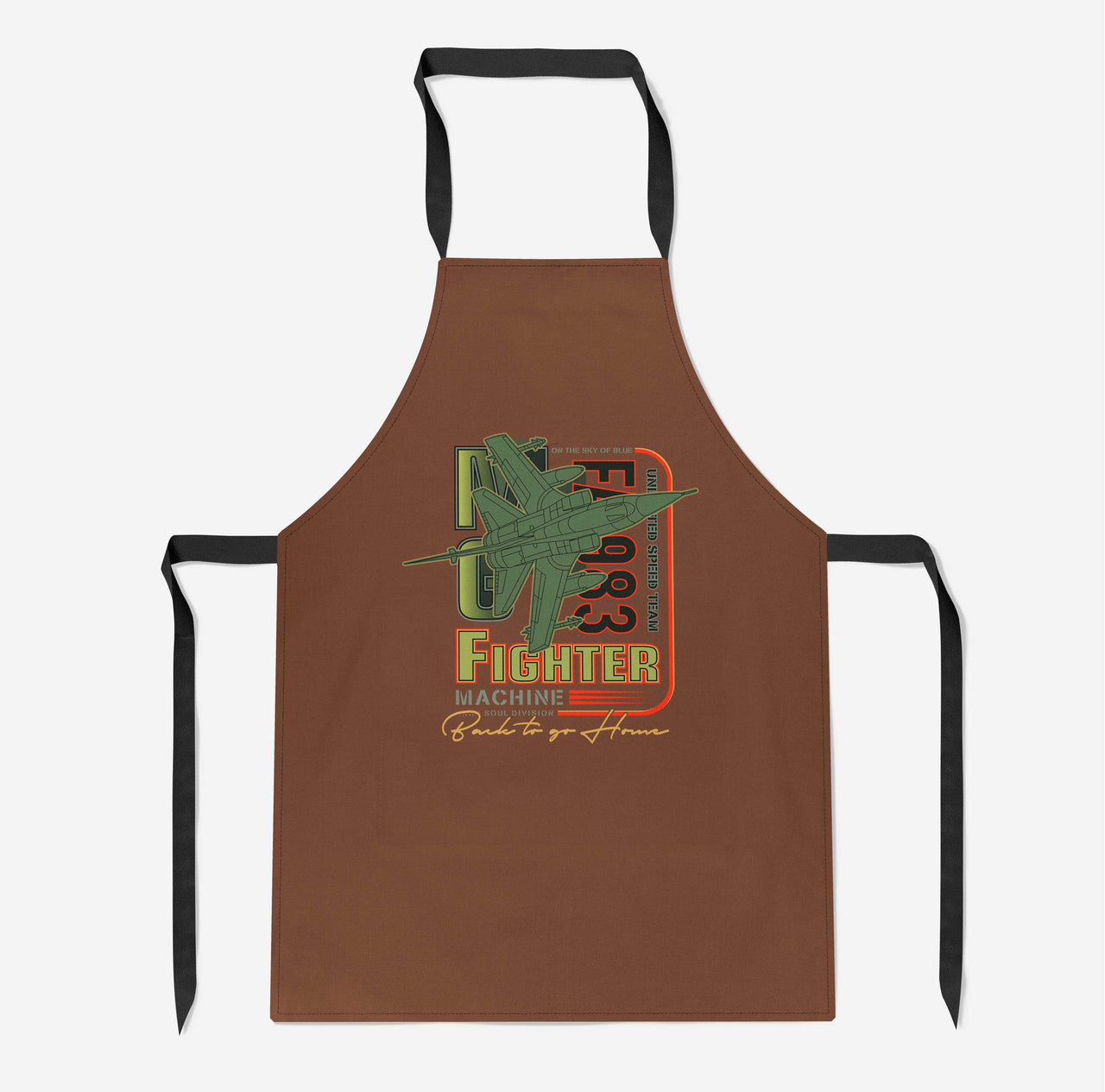 Fighter Machine Designed Kitchen Aprons
