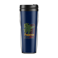 Thumbnail for Fighter Machine Designed Travel Mugs
