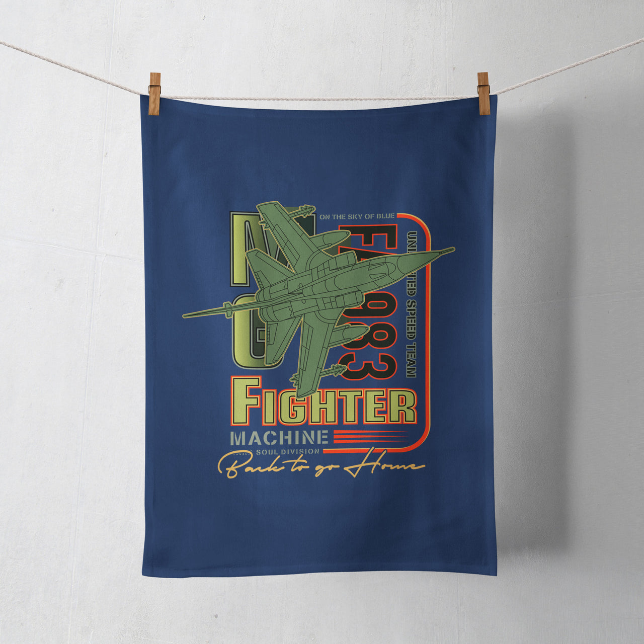 Fighter Machine Designed Towels