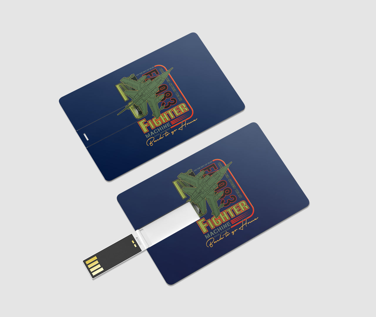 Fighter Machine Designed USB Cards