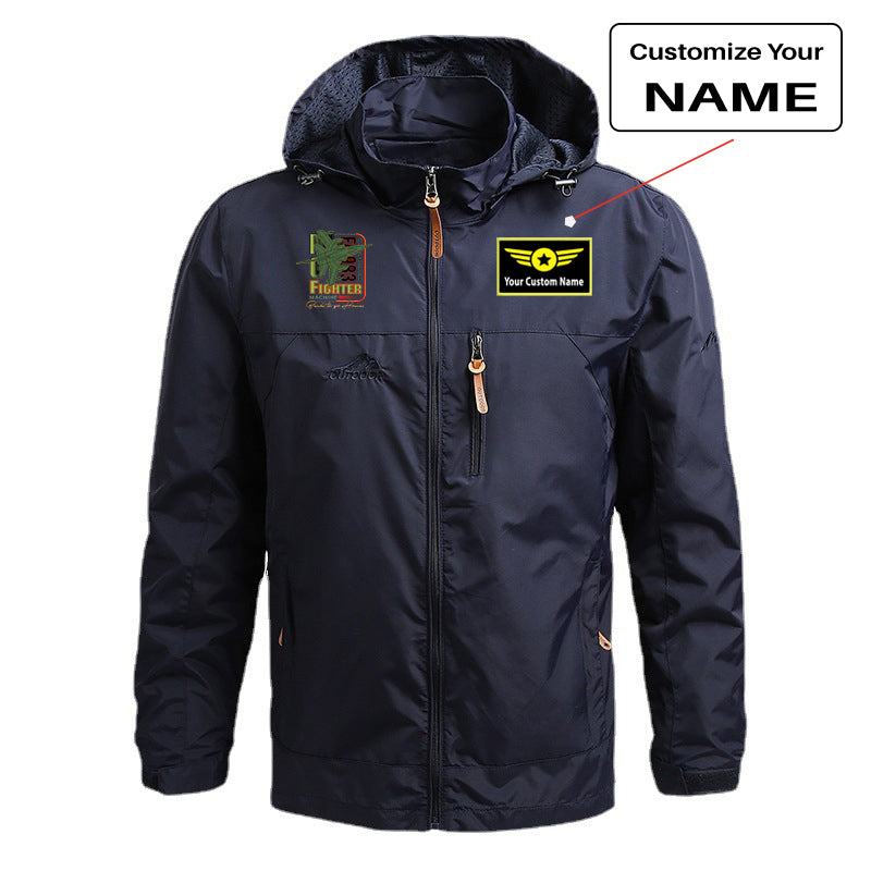 Fighter Machine Designed Thin Stylish Jackets