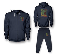 Thumbnail for Fighter Machine Designed Zipped Hoodies & Sweatpants Set