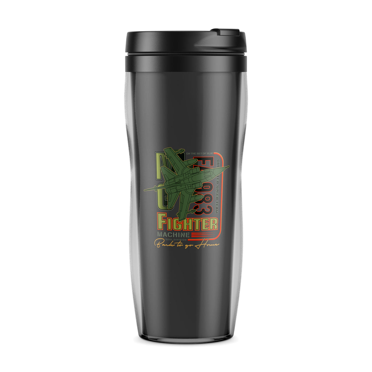 Fighter Machine Designed Travel Mugs