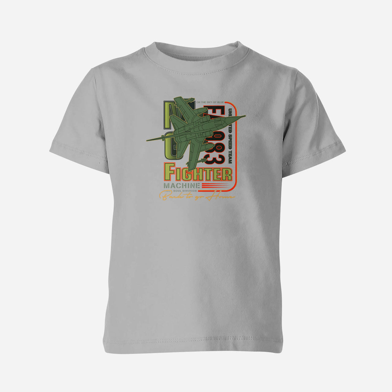 Fighter Machine Designed Children T-Shirts
