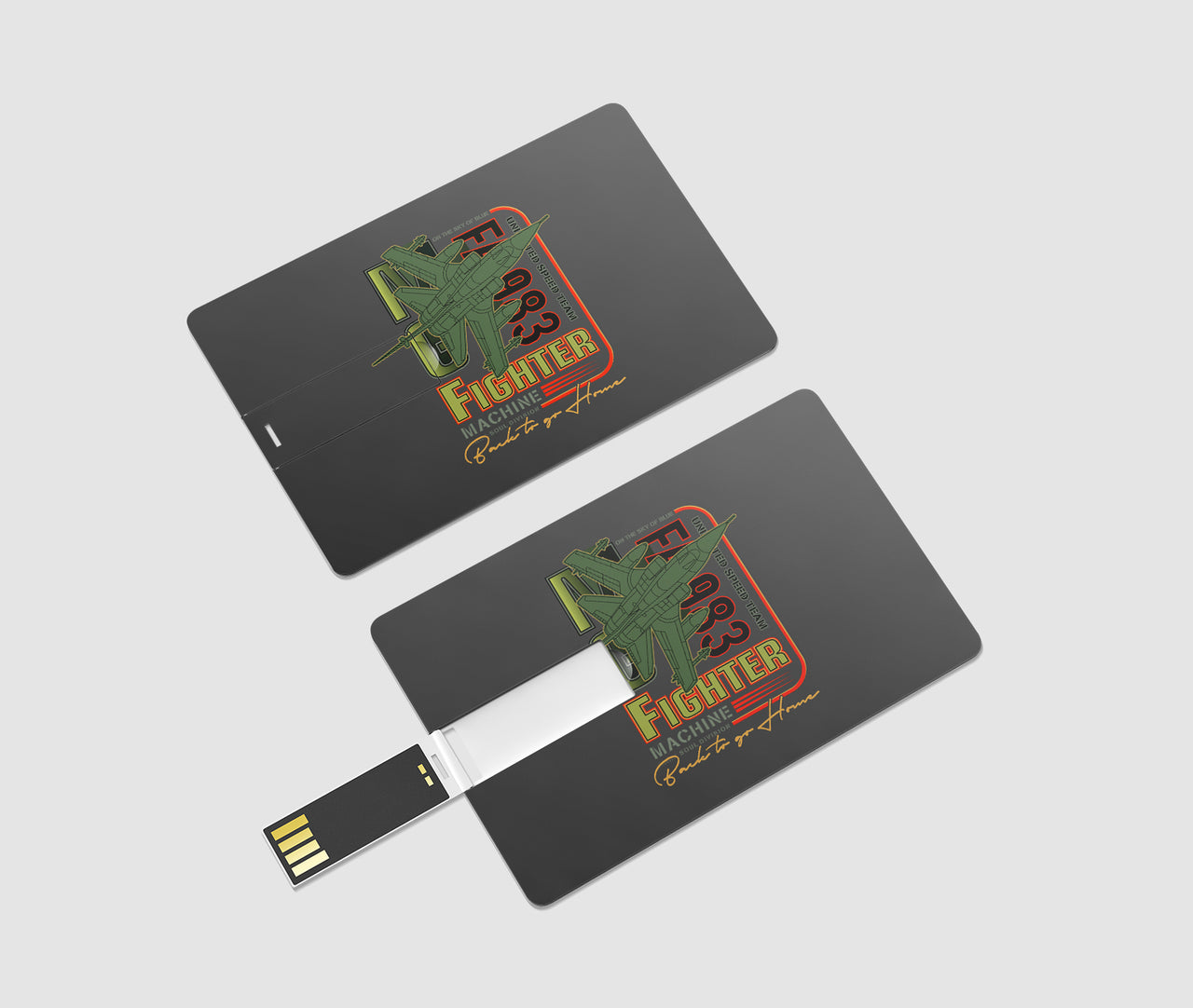 Fighter Machine Designed USB Cards