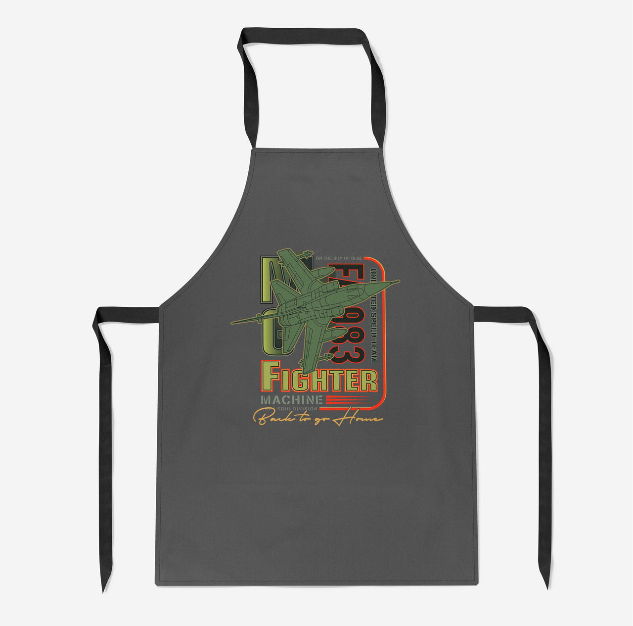 Fighter Machine Designed Kitchen Aprons