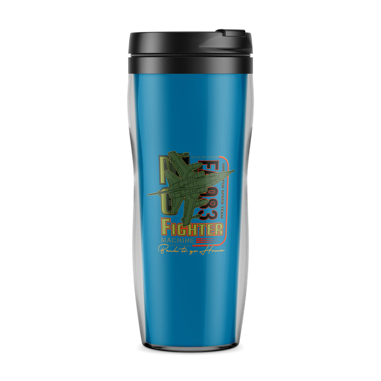 Fighter Machine Designed Travel Mugs
