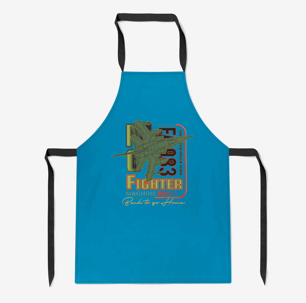 Fighter Machine Designed Kitchen Aprons