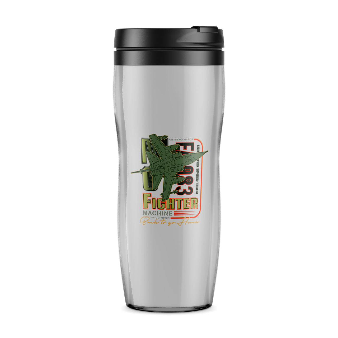 Fighter Machine Designed Travel Mugs