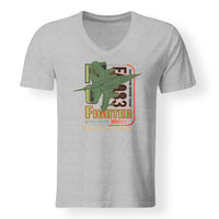 Thumbnail for Fighter Machine Designed V-Neck T-Shirts
