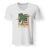 Thumbnail for Fighter Machine Designed V-Neck T-Shirts