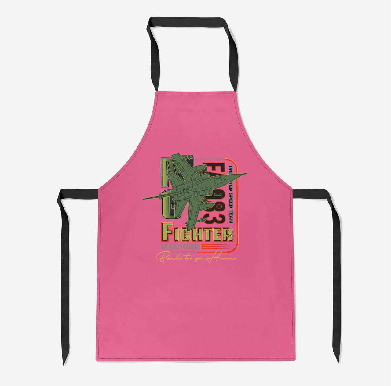Fighter Machine Designed Kitchen Aprons