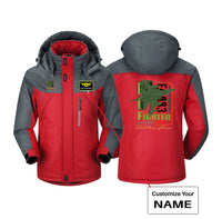 Thumbnail for Fighter Machine Designed Thick Winter Jackets