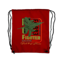 Thumbnail for Fighter Machine Designed Drawstring Bags