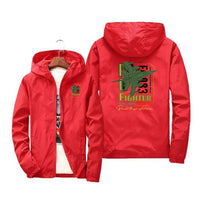 Thumbnail for Fighter Machine Designed Windbreaker Jackets