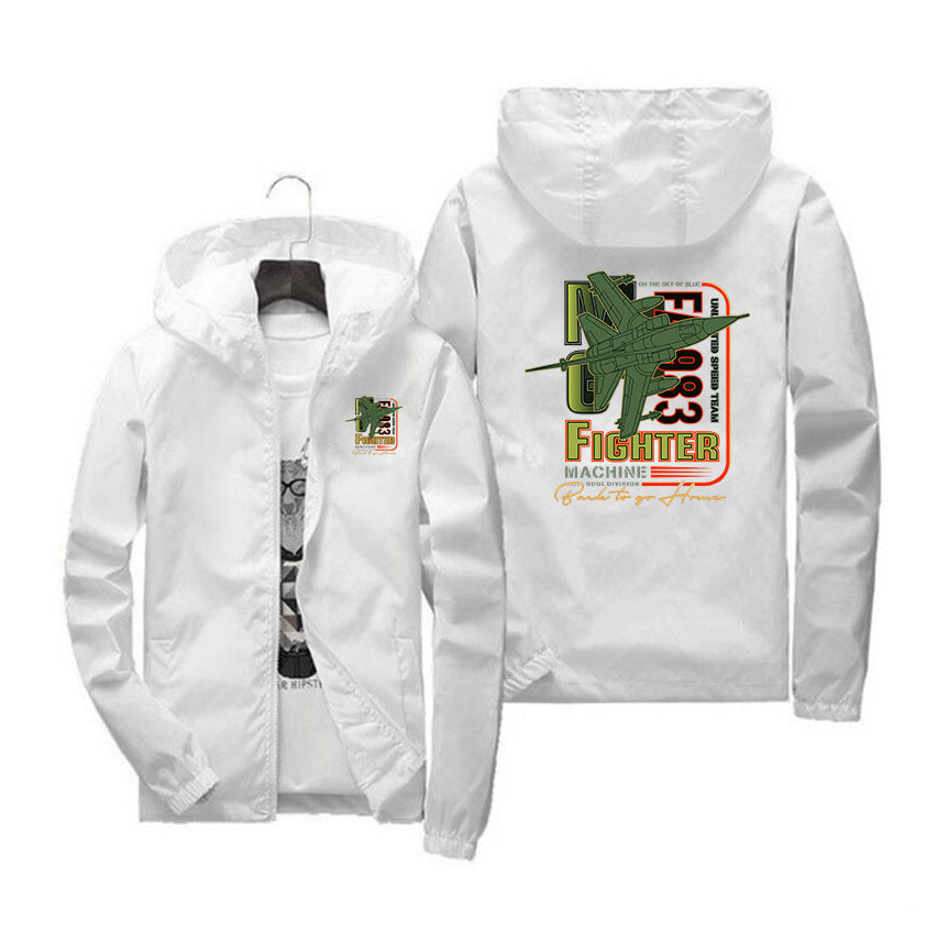 Fighter Machine Designed Windbreaker Jackets