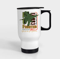 Thumbnail for Fighter Machine Designed Travel Mugs (With Holder)