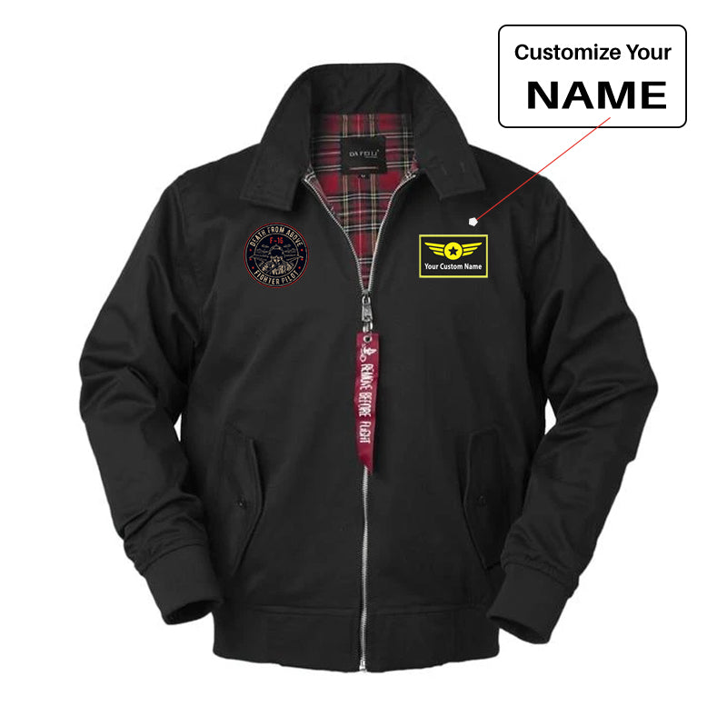 Fighter Jet 16 - Death From Above Designed Vintage Style Jackets