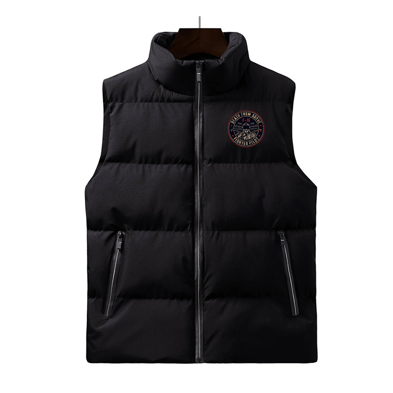 Fighter Jet 16 - Death From Above Designed Puffy Vests