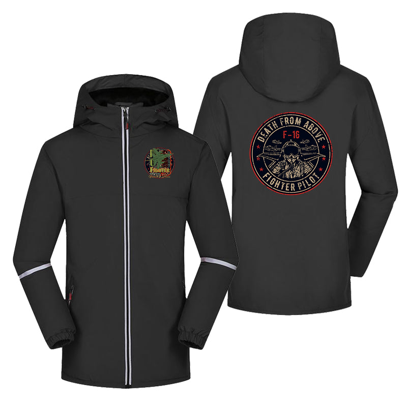 Fighter Jet 16 - Death From Above Designed Rain Coats & Jackets