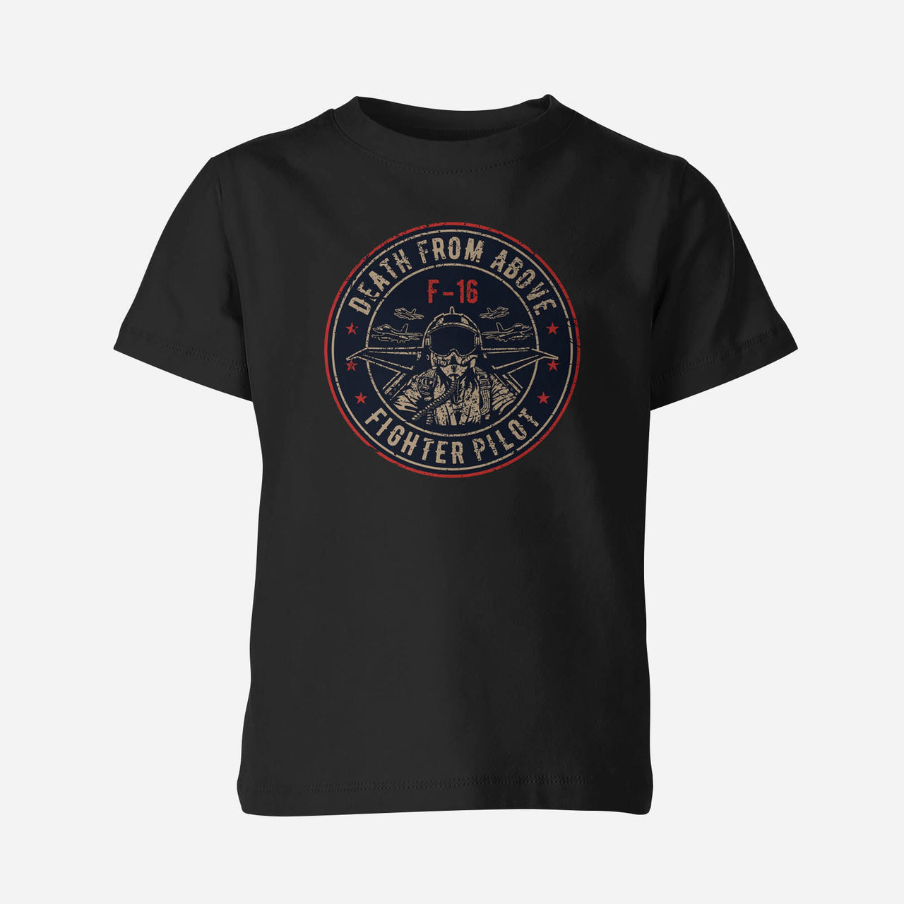 Fighter Jet 16 - Death From Above Designed Children T-Shirts