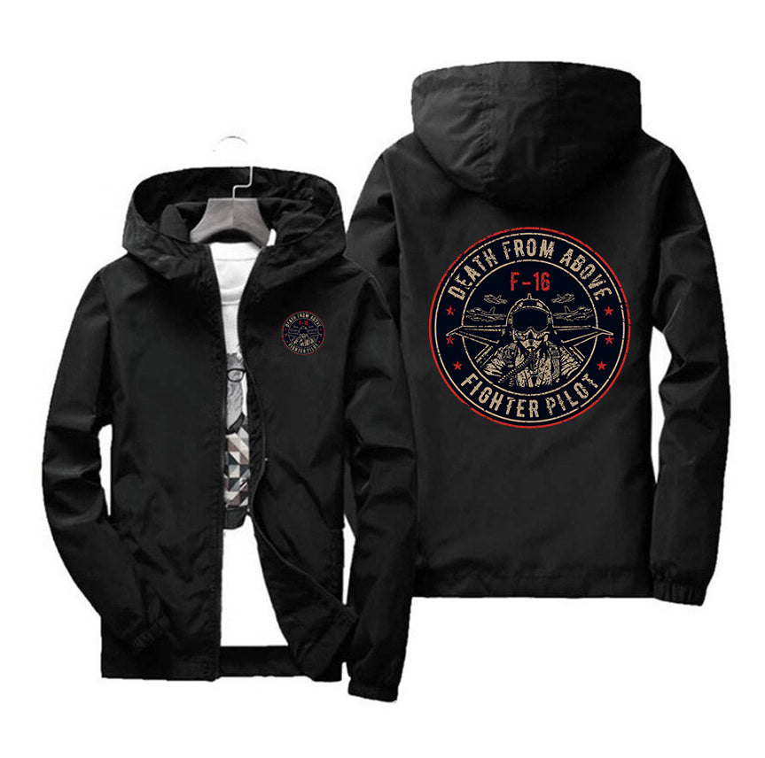 Fighter Jet 16 - Death From Above Designed Windbreaker Jackets