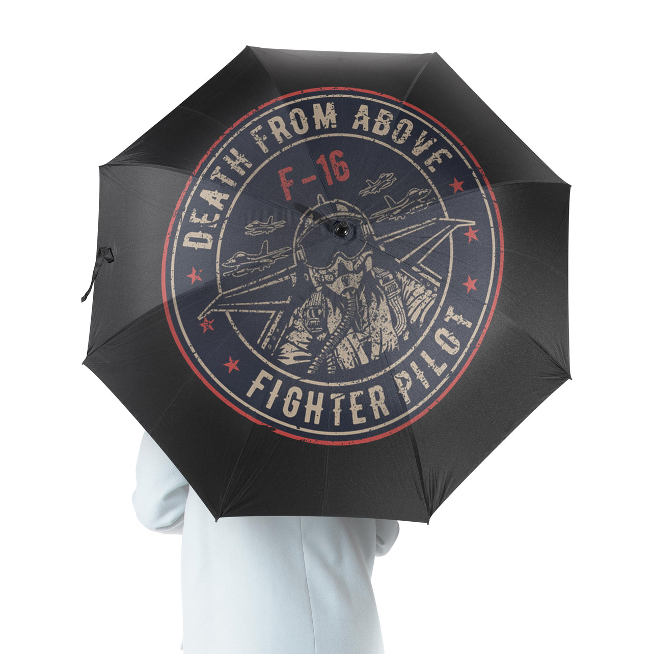 Fighter Jet 16 - Death From Above Designed Umbrella
