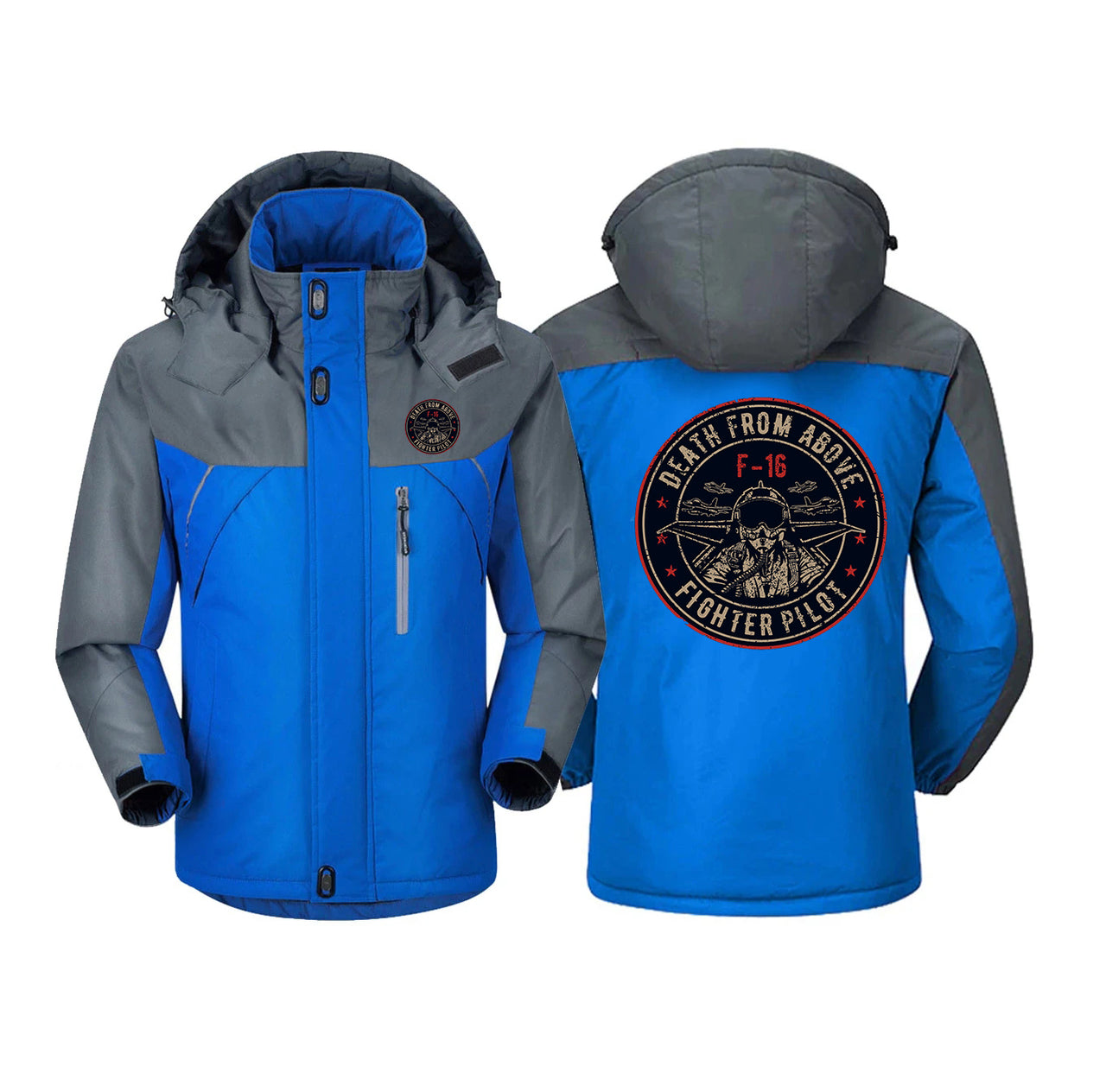 Fighter Jet 16 - Death From Above Designed Thick Winter Jackets