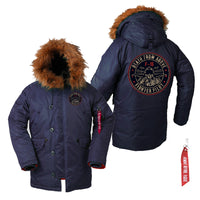 Thumbnail for Fighter Jet 16 - Death From Above Designed Parka Bomber Jackets