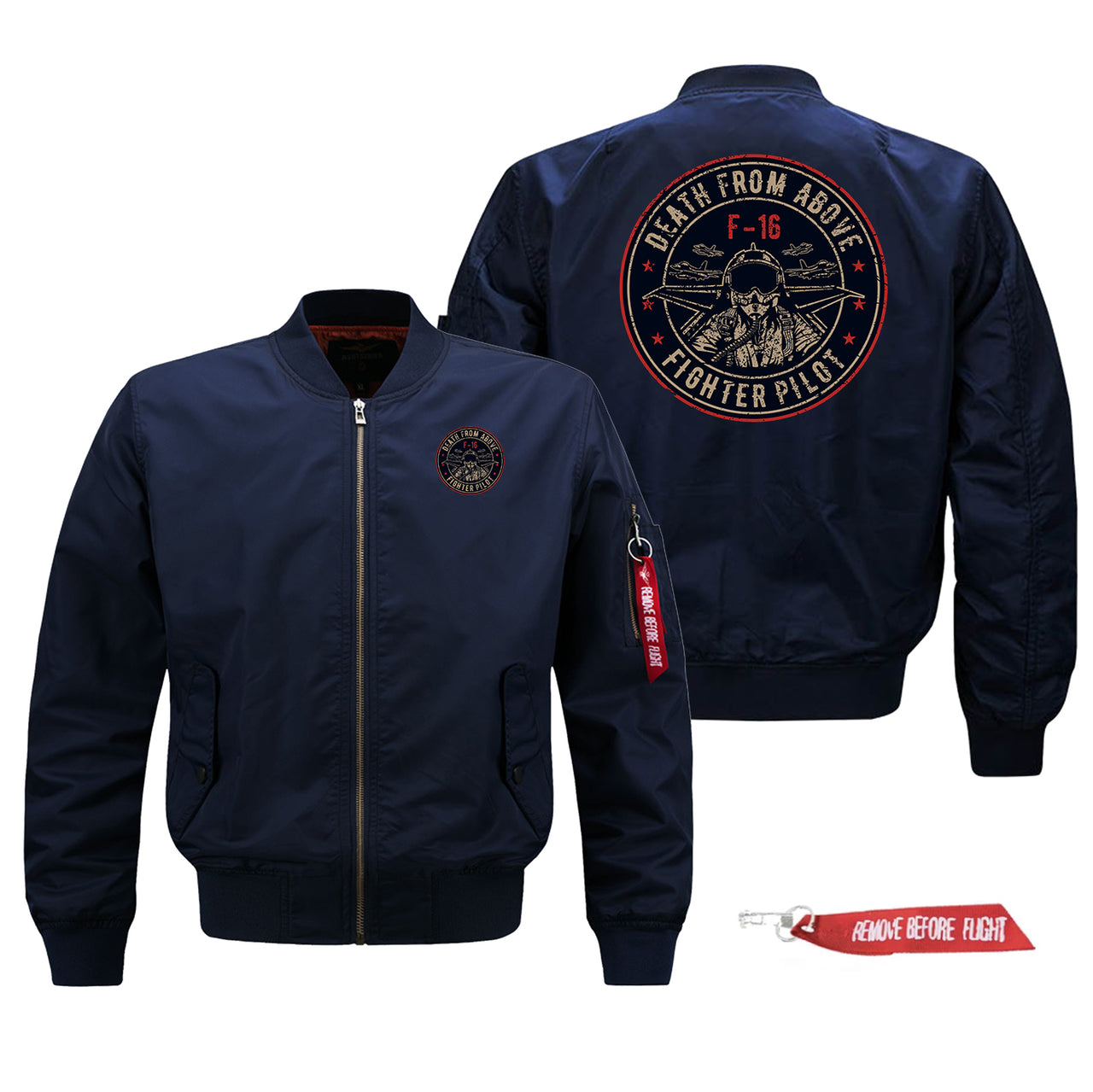Fighting Falcon F16 - Death From Above Designed Pilot Jackets (Customizable)