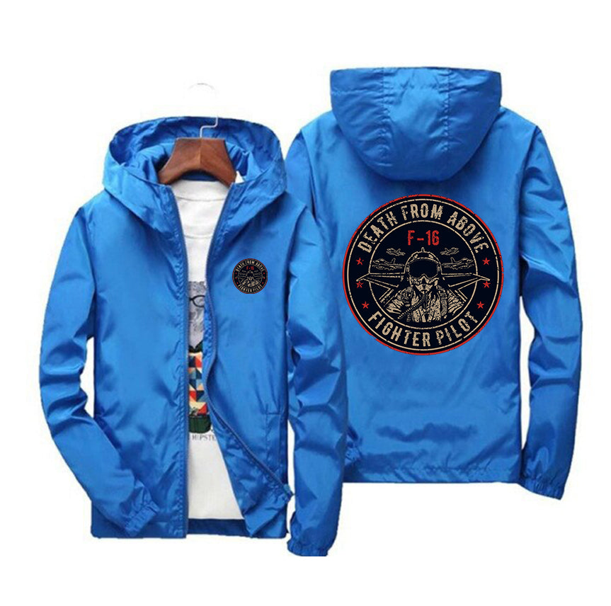 Fighter Jet 16 - Death From Above Designed Windbreaker Jackets