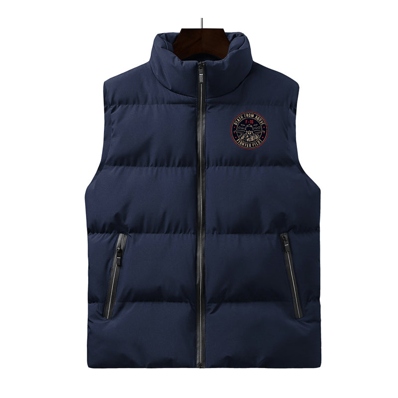 Fighter Jet 16 - Death From Above Designed Puffy Vests