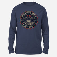 Thumbnail for Fighter Jet 16 - Death From Above Designed Long-Sleeve T-Shirts