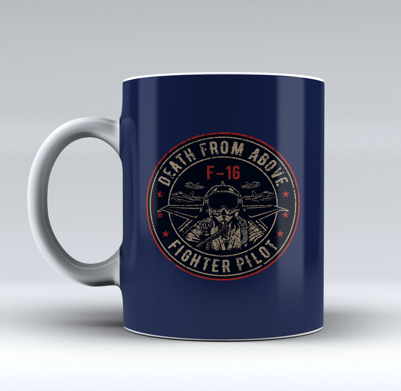 Fighting Falcon F16 - Death From Above Designed Mugs