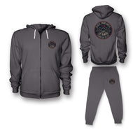 Thumbnail for Fighting Falcon F16 - Death From Above Designed Zipped Hoodies & Sweatpants Set