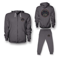 Thumbnail for Fighter Jet 16 - Death From Above Designed Zipped Hoodies & Sweatpants Set