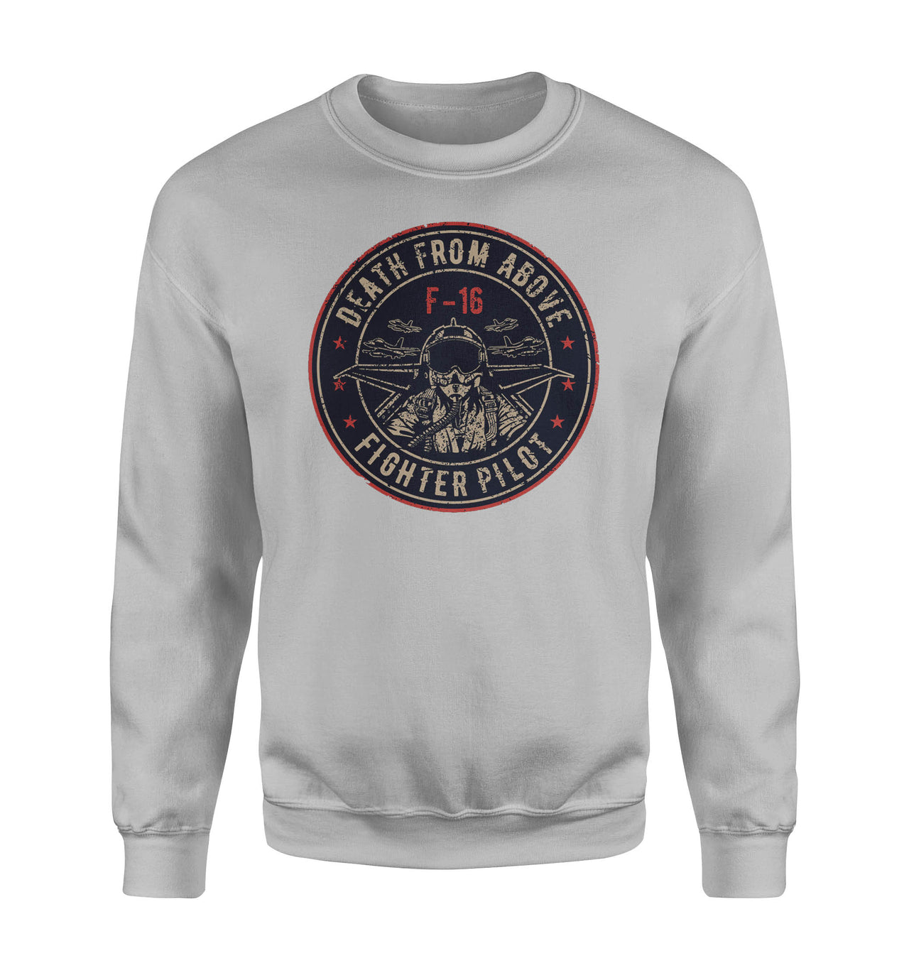 Fighting Falcon F16 - Death From Above Designed Sweatshirts
