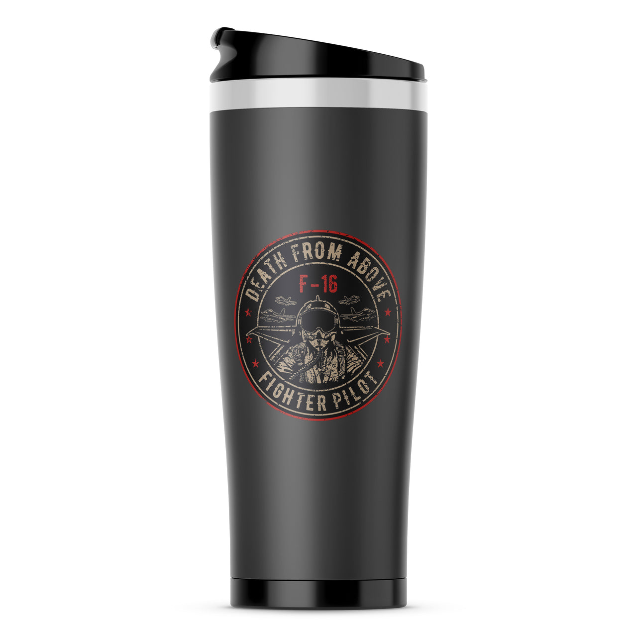 Fighter Jet 16 - Death From Above Designed Travel Mugs