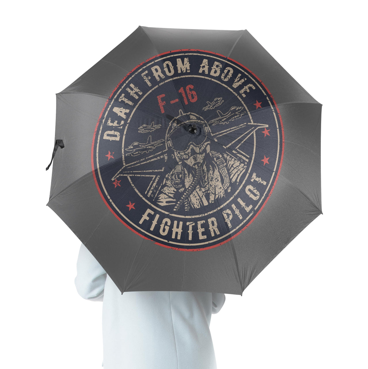 Fighter Jet 16 - Death From Above Designed Umbrella