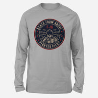 Thumbnail for Fighting Falcon F16 - Death From Above Designed Long-Sleeve T-Shirts