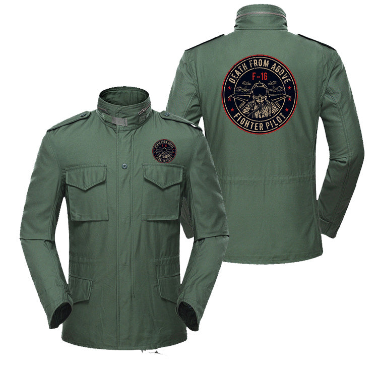 Fighter Jet 16 - Death From Above Designed Military Coats